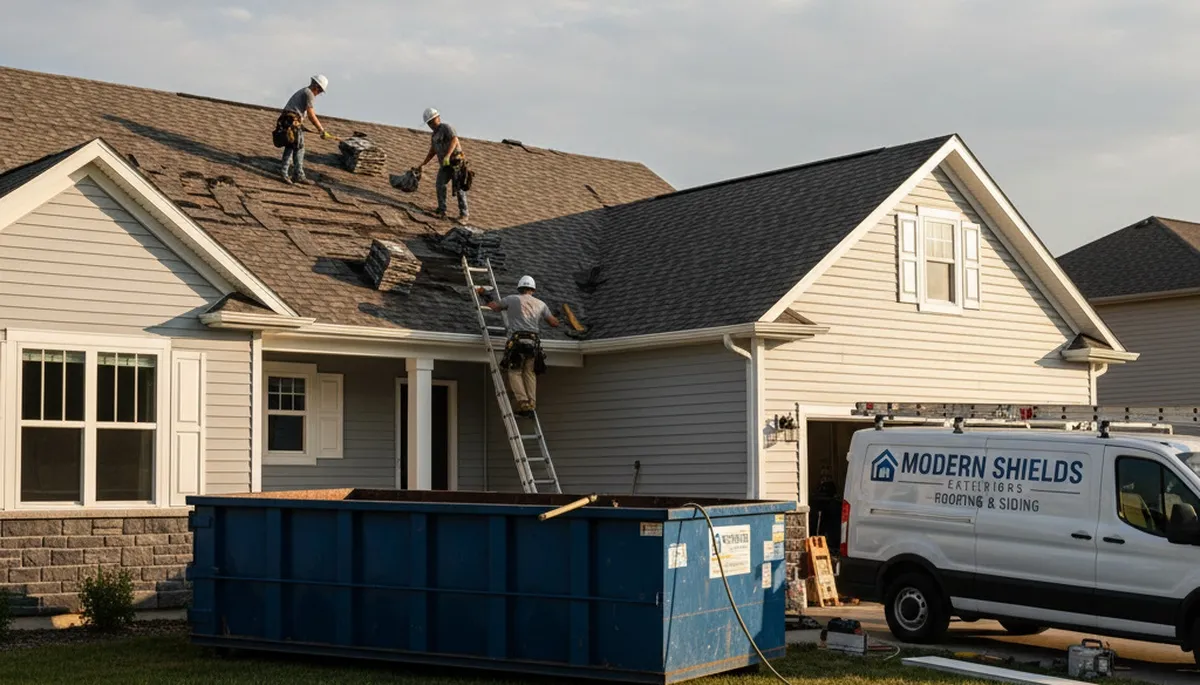 Roof replacement and vinyl siding installation in Medford MA by Next Level Exteriors