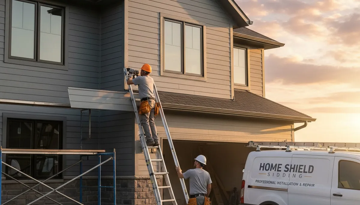 Professional vinyl siding installation on a home exterior in Medford, MA by Next Level Exteriors