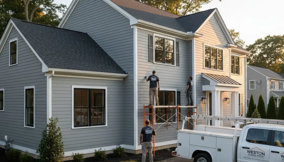 Professional vinyl siding installation in Medford MA homes by local exterior experts